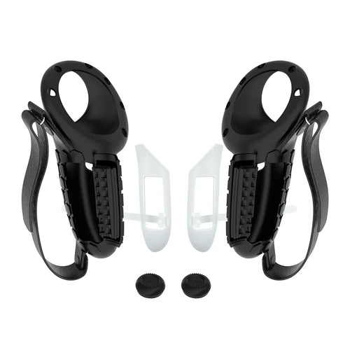 10-In-1 Silicone Protective Cover Set for  VR Controller Grips with Battery Covers, Anti-Slip Accessories for Quest