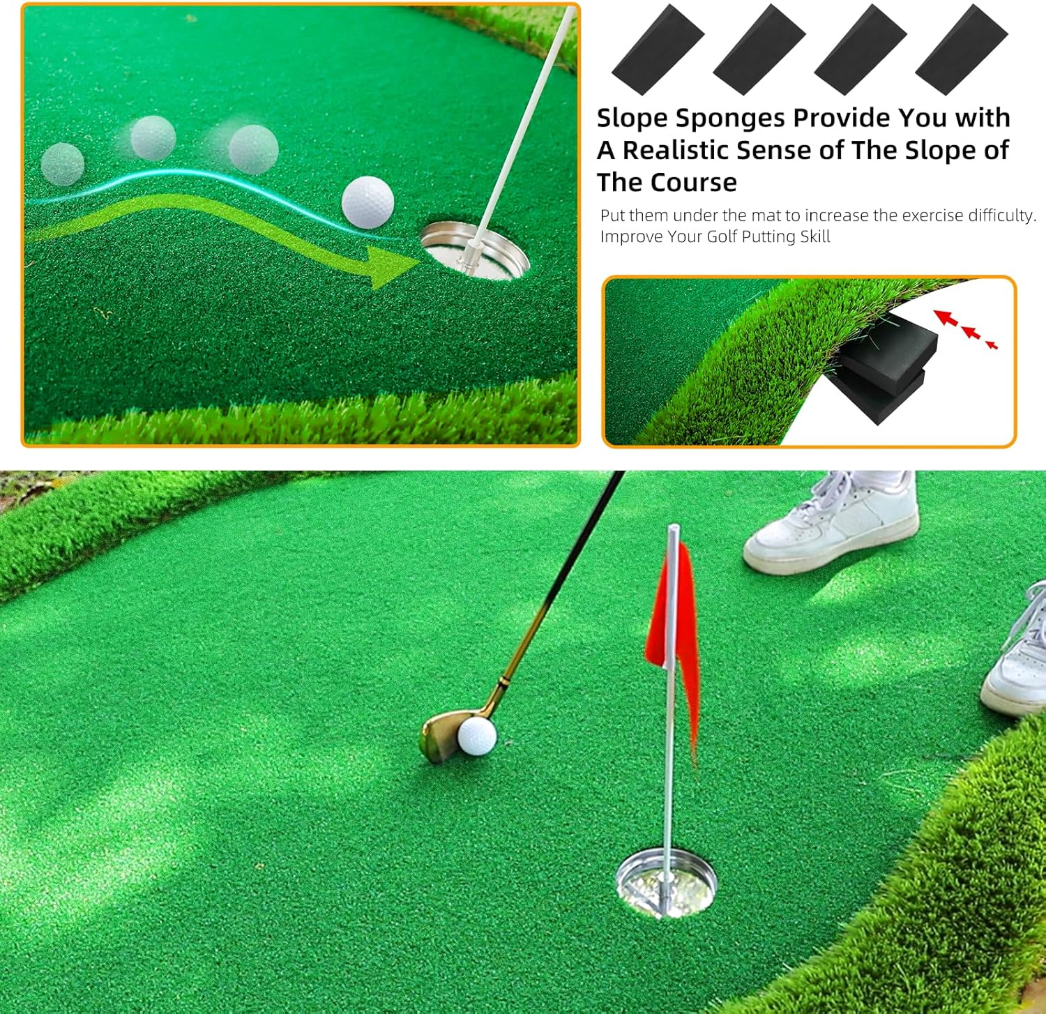 Golf Putting Green (16ft, Style A)