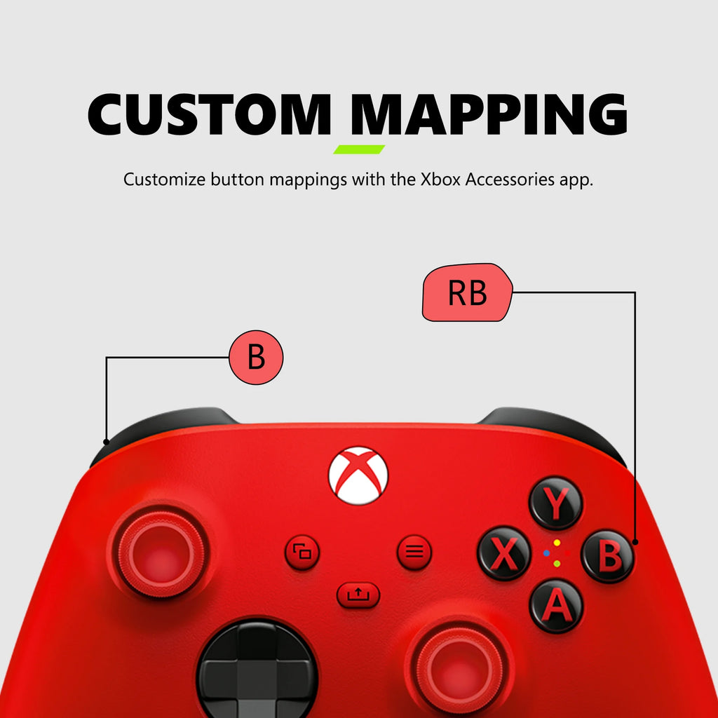 Wireless Controller - Pulse Red – for  Series X|S,  One, Pcs, and Cloud-Enabled Devices
