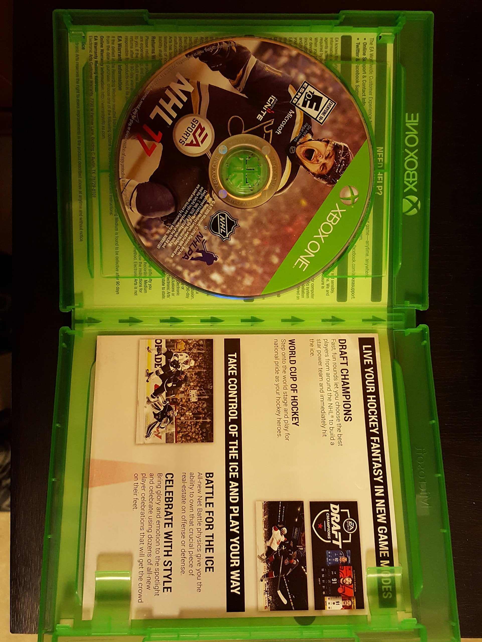 NHL 17, , Xbox One, 014633368918