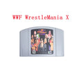 WWF Wrestlemania X USA-NTSC Version for 64 Bit Retro Video Games Console !